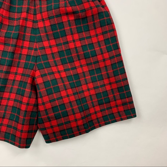 Vintage Norton McNaughton Wool Blend Plaid Shorts Sz 8 - Picture 8 of 12